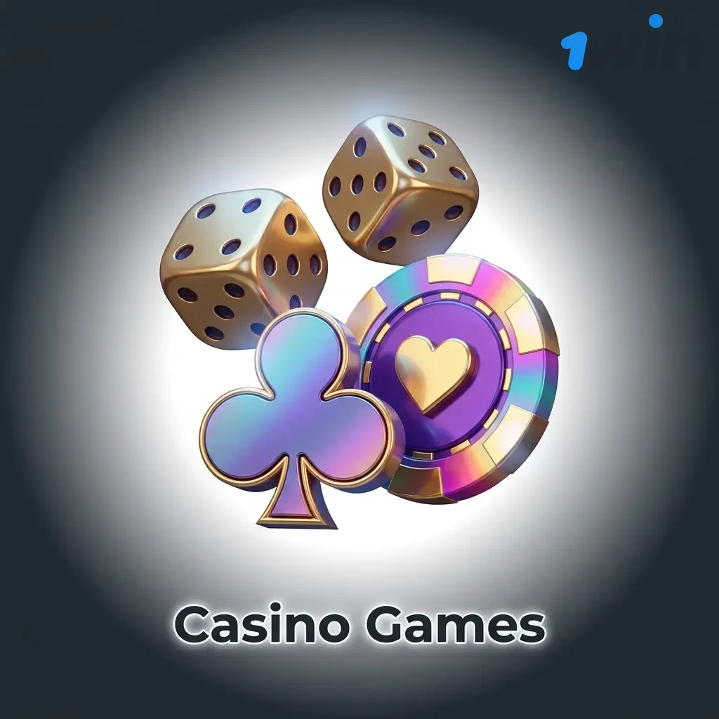 1win casino games including slots, live dealer tables, crash games, Teen Patti, and Andar Bahar for Indian players
