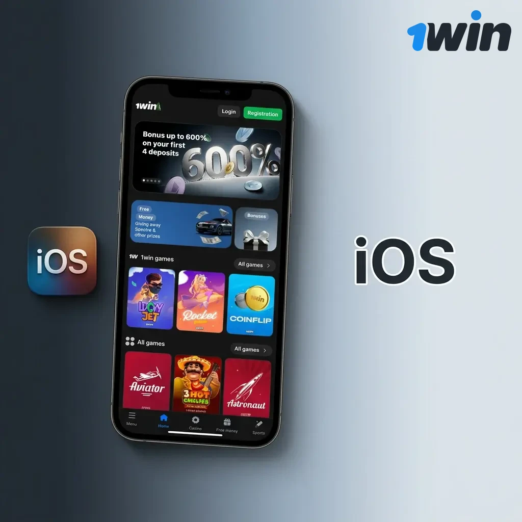 1win iOS app download guide for iPhone and iPad running iOS 12.0 or later via App Store