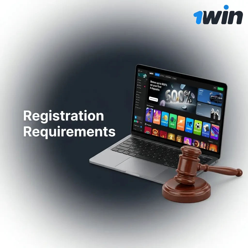 Registration requirements checklist for Indian users showing age, ID verification, and residency rules for account creation