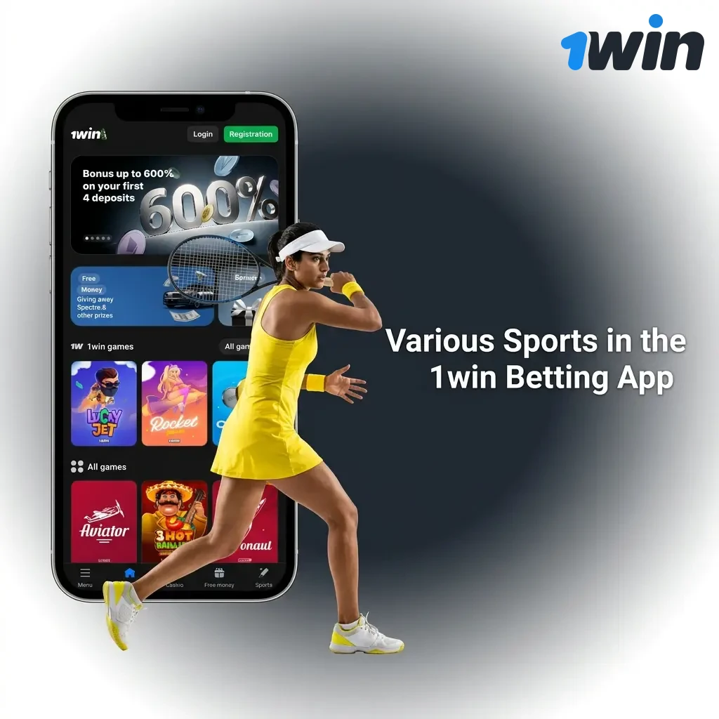 1win betting app sports options including cricket, football, kabaddi, eSports, and more for LIVE and LINE betting
